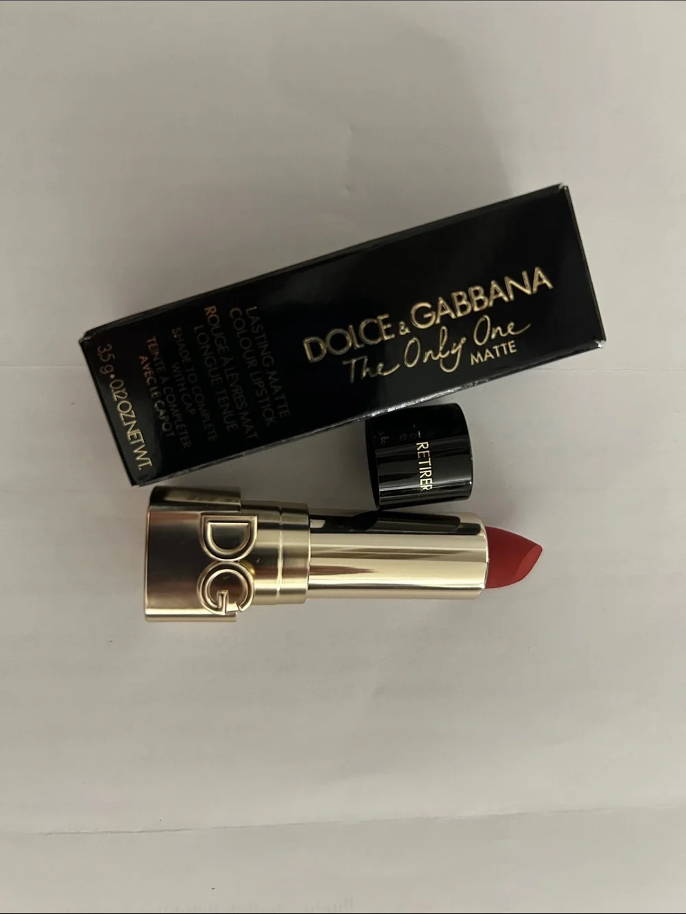 Dolce & Gabbana Matte Lipstick in Classic Red